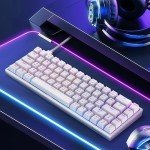 KOORUI 60% RGB Mechanical Gaming Keyboard - 68 Keys