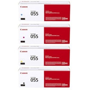 Canon CRG 055 Toner Cartridge Bundle - Black & Colors
