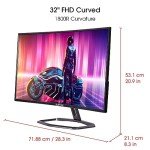 Sceptre 32" FHD 240Hz Curved Gaming Monitor
