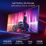 Sceptre 32" FHD 240Hz Curved Gaming Monitor