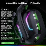 WESEARY Wireless Gaming Headset with Noise Cancellation