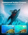 TIMNUT 4K Waterproof Action Camera with Accessories