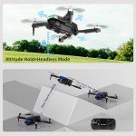 F417 1080P Camera Drone with LED Lights