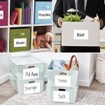 150 Removable Storage Bin Labels - 6x4 Inch