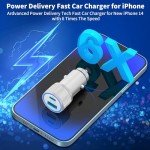 Apple 48W Dual Port Fast Car Charger Bundle