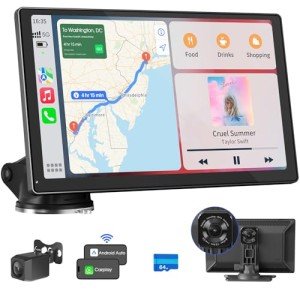 9" Wireless Apple CarPlay & Android Auto Screen