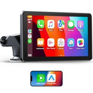 Volam 7'' HD Wireless CarPlay Screen and Stereo