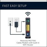 Motorola MG7700 Wireless Modem Router Combo 800 Mbps
