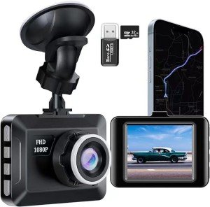 1080P Full HD Dash Cam with 32GB SD Card