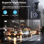 1080P Full HD Dash Cam with 32GB SD Card