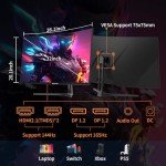 SANSUI 32-Inch Curved WQHD Gaming Monitor