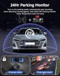 3 Channel 4K WiFi Dash Cam with 32GB Card