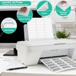 L LIKED Printable Mailing Address Labels, 900 Pack