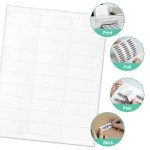 L LIKED Printable Mailing Address Labels, 900 Pack