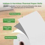 MUNBYN 80mm Thermal Receipt Paper - 10 Rolls