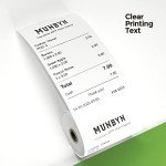 MUNBYN 80mm Thermal Receipt Paper - 10 Rolls