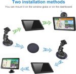 9-Inch Car GPS Navigator with 2024 Maps
