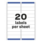 Avery Matte Clear Printable Address Labels, 200 Pack