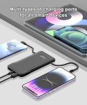 TG90° 10000mAh Portable Charger with Built-in Cables