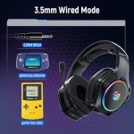 Tatybo Wireless Gaming Headphones with Detachable Mic