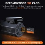 VEEMENT 2.5K Mini Dash Cam with Night Vision