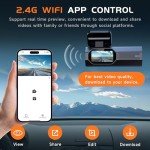 VEEMENT 2.5K Mini Dash Cam with Night Vision