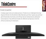 Lenovo ThinkCentre All-in-One Business Computer, 23.8" FHD Display, 12th Gen Intel 6-Core Processor, 16GB RAM, 512GB PCIe SSD, Wi-Fi, HDMI, Webcam, DVD-RW, Windows 11 Pro
