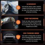 VEEMENT 2.5K Mini Dash Cam with Night Vision