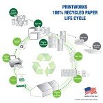 PrintWorks 100% Recycled Multipurpose Paper, 1200 Sheets