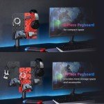 Modular Gaming Headphone and Controller Holder - Red