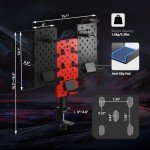 Modular Gaming Headphone and Controller Holder - Red