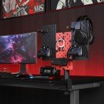 Modular Gaming Headphone and Controller Holder - Red