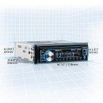 BOSS Audio 750BRGB Single Din Car Stereo