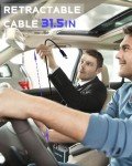 4-in-1 Retractable Fast Car Charger with USB C