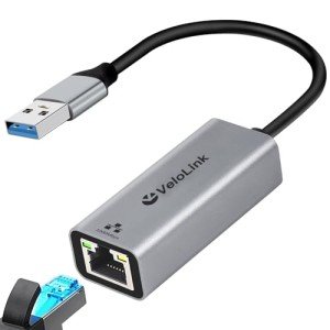 USB to Ethernet Gigabit Adapter for Laptops & PCs