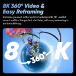 Insta360 X4 8K Waterproof 360 Action Camera Bundle