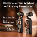DJI Osmo Pocket 3 4K Vlog Camera with Stabilization