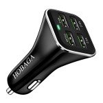 4-Port QC 3.0 Fast USB Car Charger Adapter