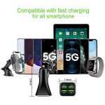 4-Port QC 3.0 Fast USB Car Charger Adapter