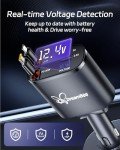 DreamBee 66W 4-in-1 Retractable Car Charger