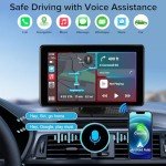 7" HD Wireless Car Stereo with Apple Carplay