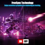 Gawfolk 27" Curved Gaming Monitor 165Hz 1080P