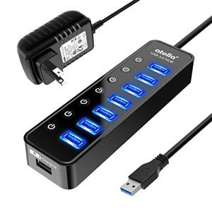 Atolla 7-Port USB 3.0 Hub with Smart Charging