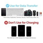 SABRENT 4-Port USB 3.0 Hub with LED Switches