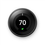 Google Nest Learning Thermostat - Mirror Black