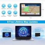 7" GPS Navigator with 2024 Maps & Real Voice