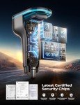 LISEN 60W Multi-Port Fast Car USB Charger