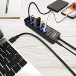 Atolla 7-Port USB 3.0 Hub with Smart Charging