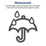 Waterproof Printable Address Labels, 1" x 2-5/8", 1500 Pack