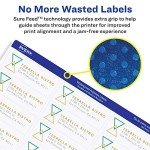 Waterproof Printable Address Labels, 1" x 2-5/8", 1500 Pack